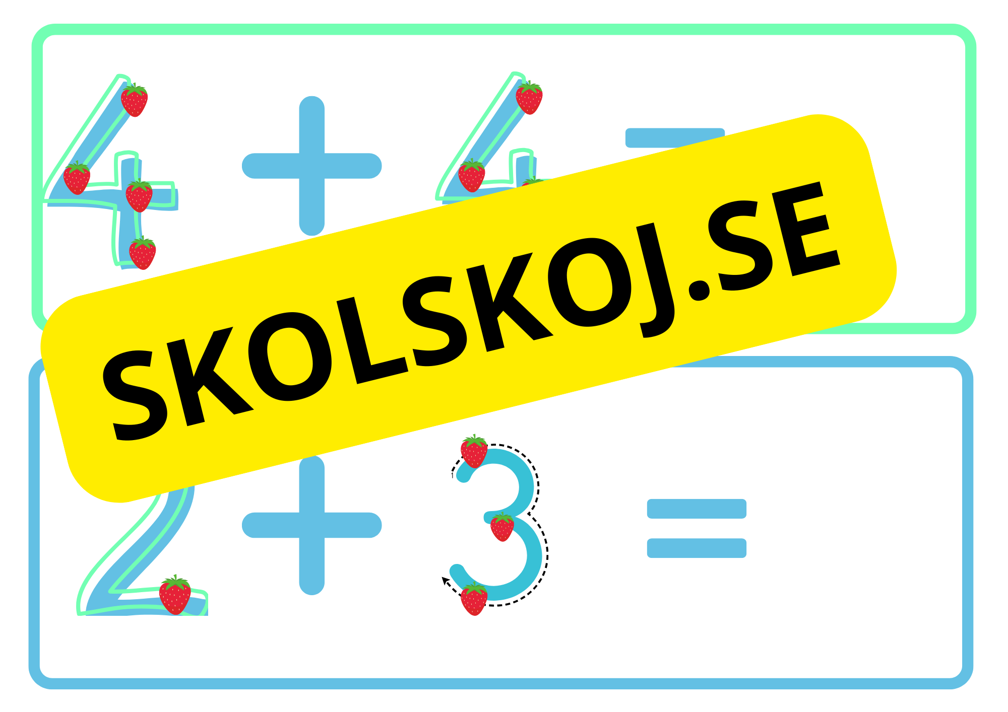 Räkna med fingrarna - Addition