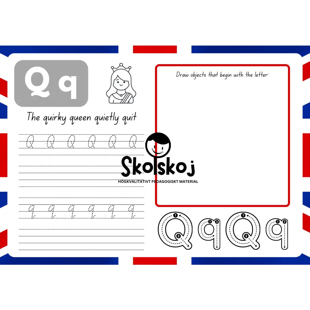 English Alphabet - 26 pages