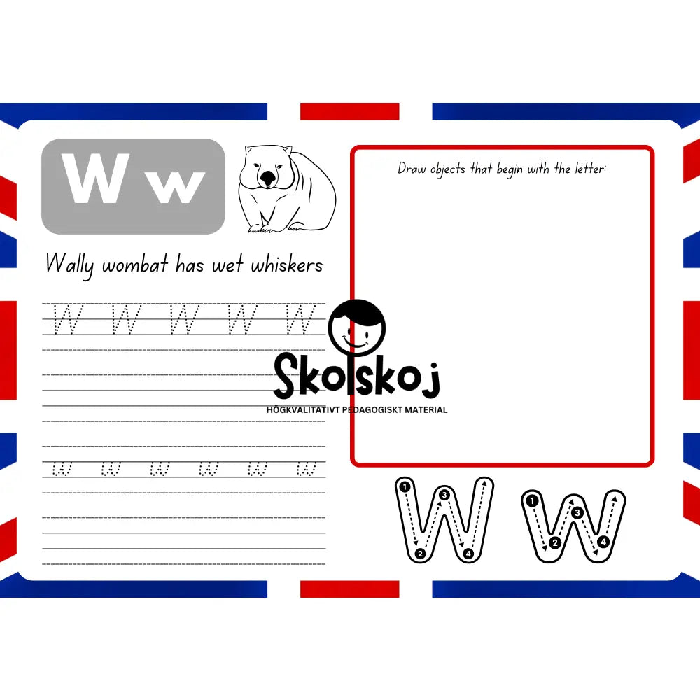 English Alphabet - 26 pages