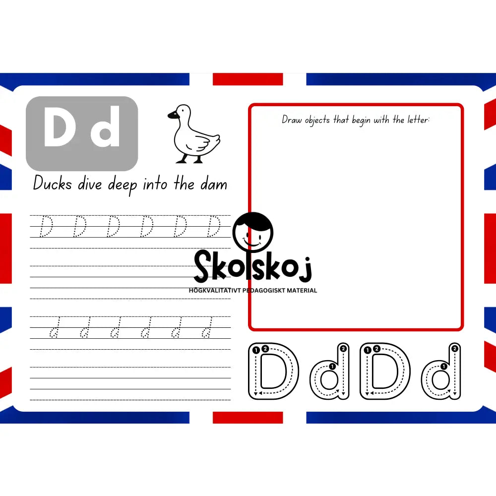 English Alphabet - 26 pages