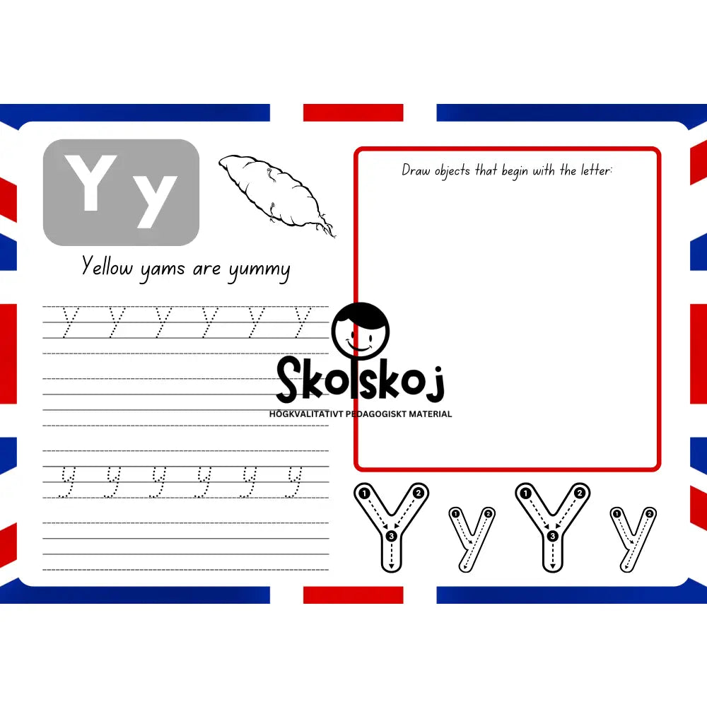 English Alphabet - 26 pages