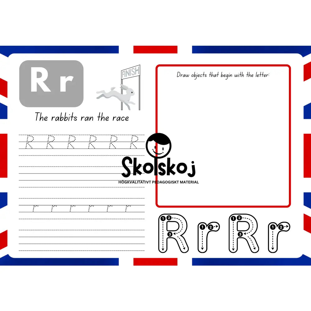 English Alphabet - 26 pages