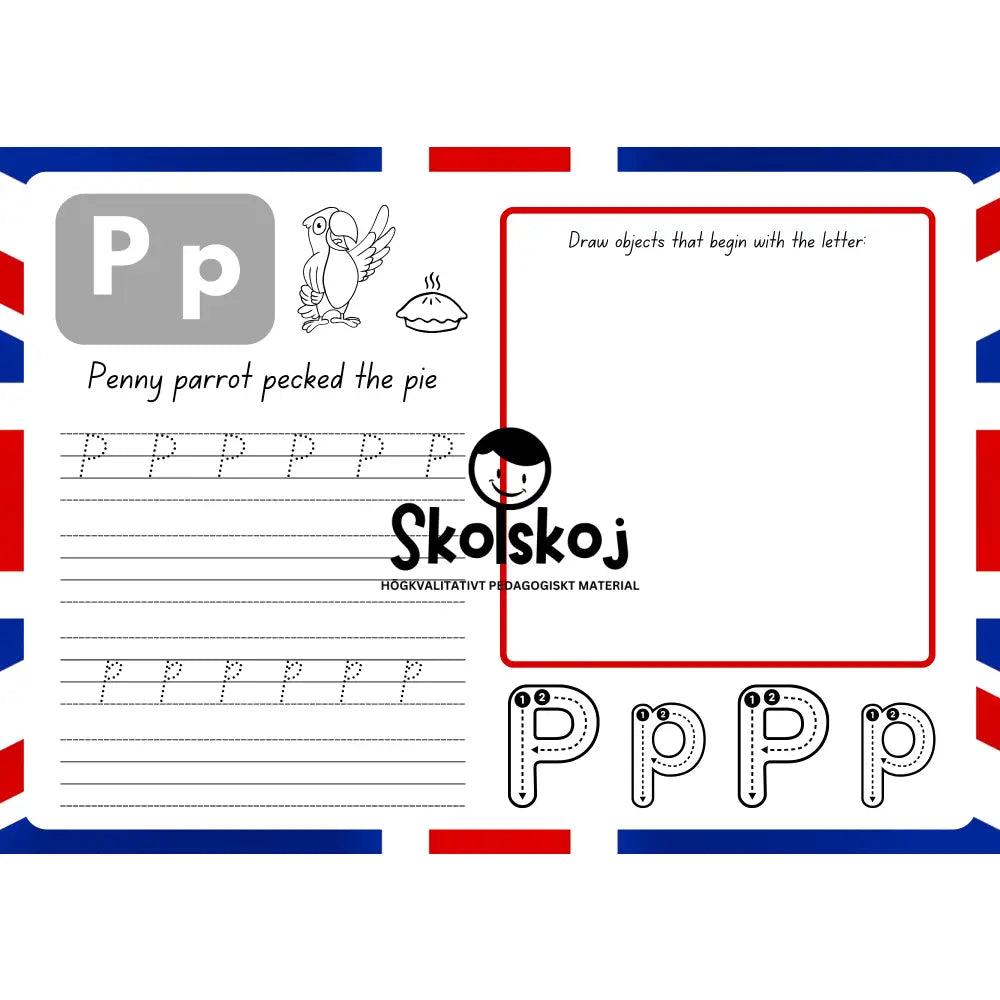 English Alphabet - 26 pages