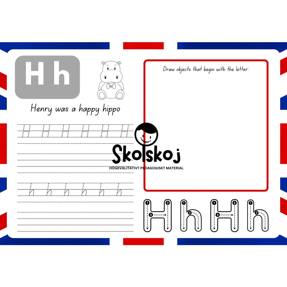 English Alphabet - 26 pages