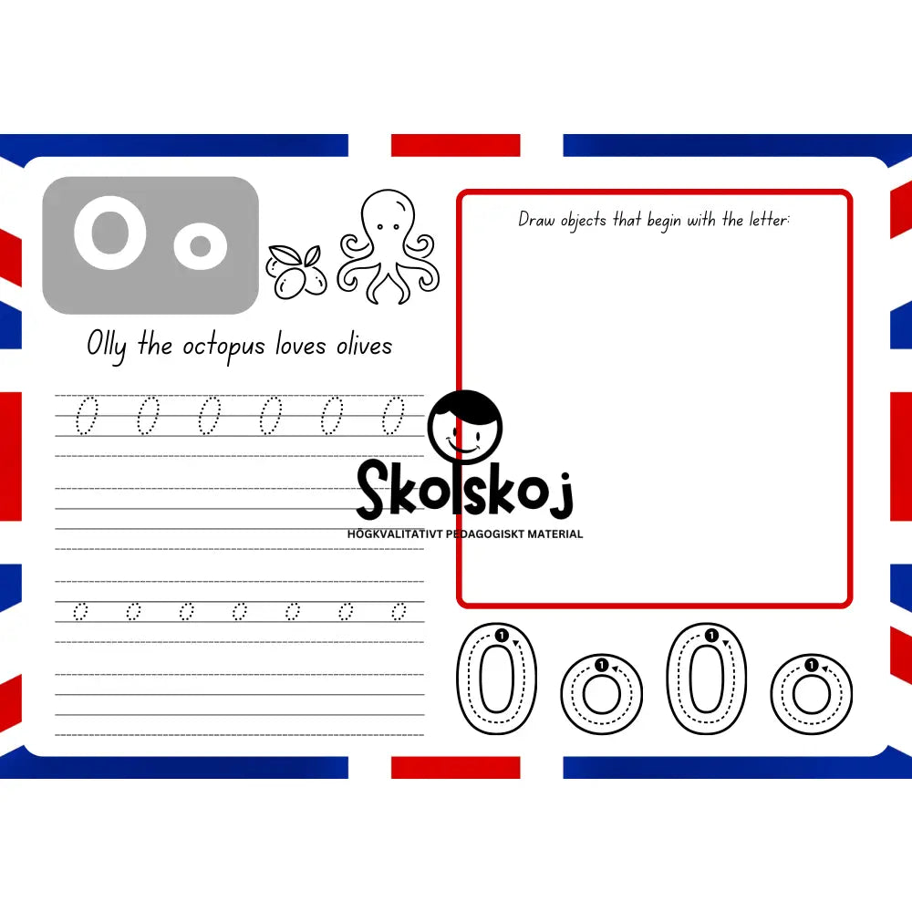 English Alphabet - 26 pages