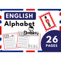 English Alphabet - 26 pages