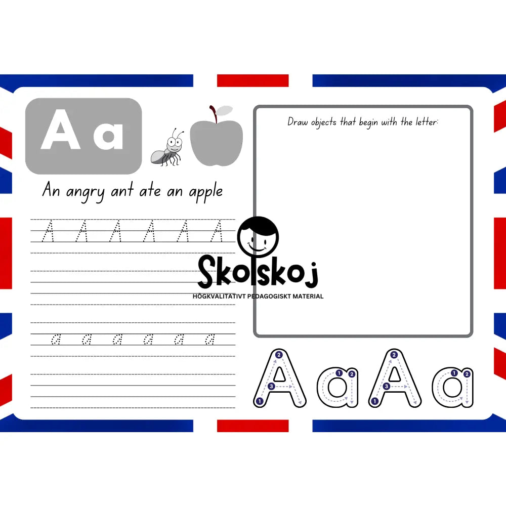 English Alphabet - 26 pages