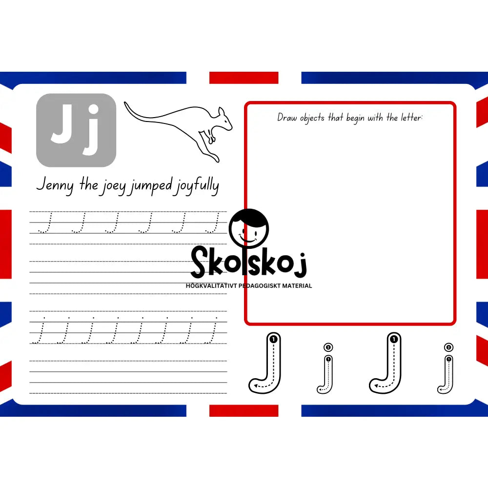 English Alphabet - 26 pages