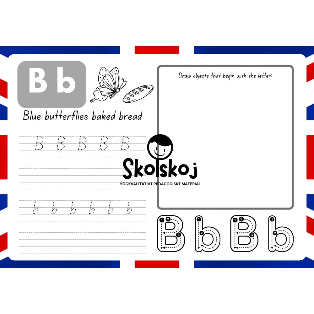 English Alphabet - 26 pages