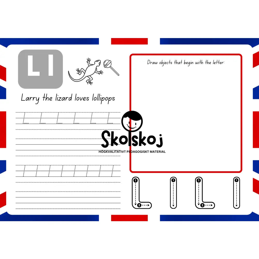 English Alphabet - 26 pages