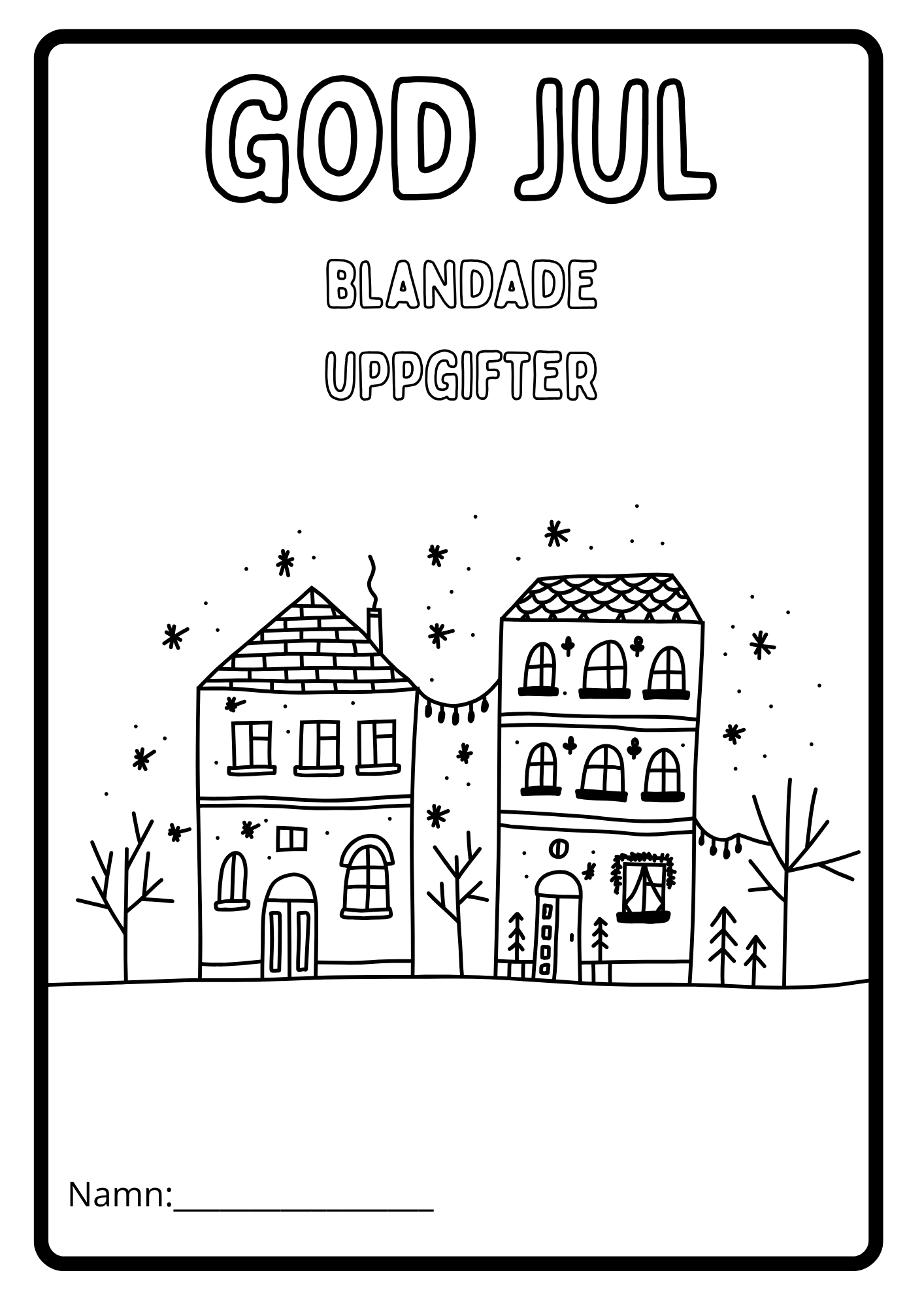 God Jul - Blandade uppgifter - Häfte