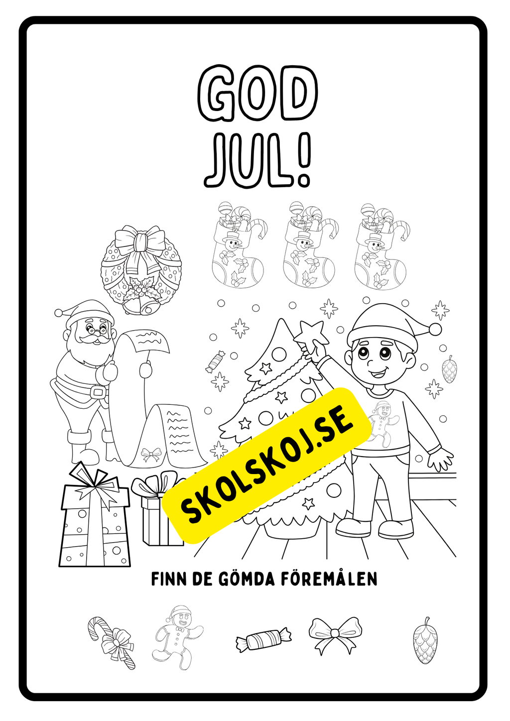 God Jul - Blandade uppgifter - Häfte