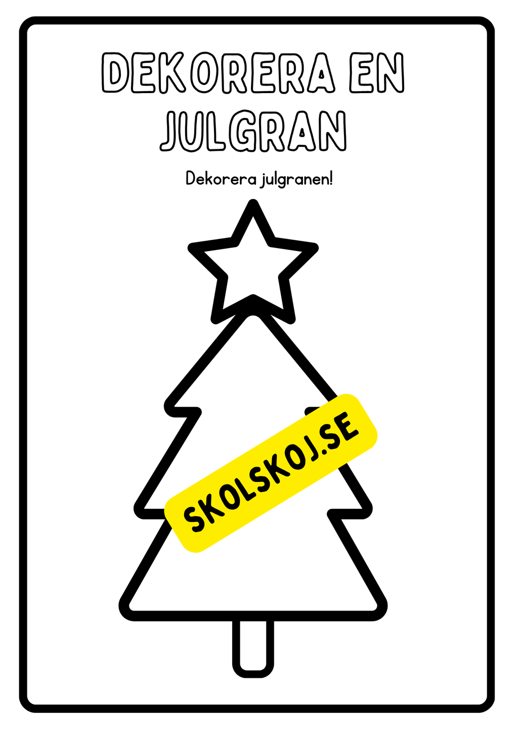 God Jul - Blandade uppgifter - Häfte