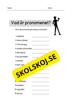 Personliga pronomen - Häfte
