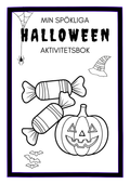 Min spökliga Halloween aktivitetsbok