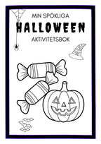 Min spökliga Halloween aktivitetsbok
