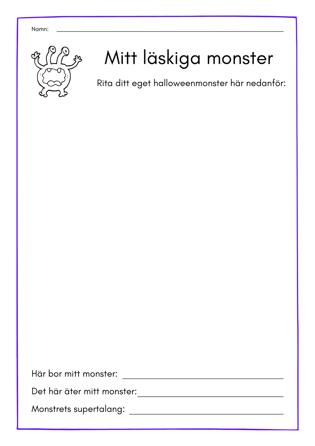 Min spökliga Halloween aktivitetsbok