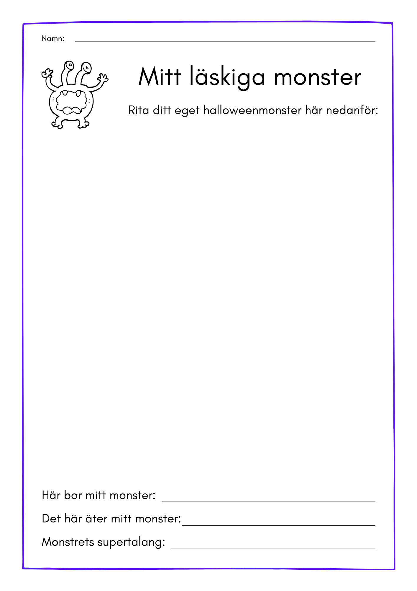 Min spökliga Halloween aktivitetsbok