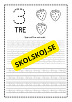 Häfte - Spåra siffror - 1 - 10