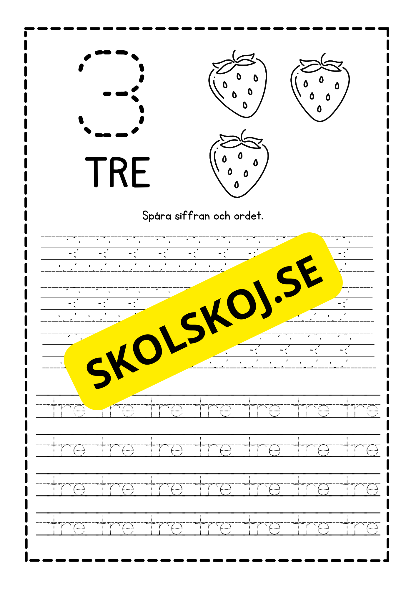 Häfte - Spåra siffror - 1 - 10