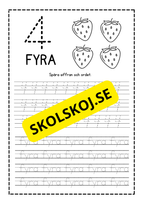 Häfte - Spåra siffror - 1 - 10