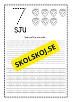 Häfte - Spåra siffror - 1 - 10