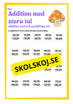 Addition med stora tal