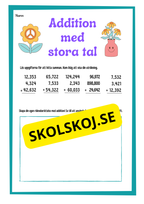 Addition med stora tal