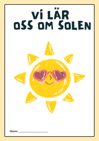 Vi lär oss om solen - Åk 3 - 6