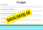 Upptäck naturresurser - Presentation och frågor