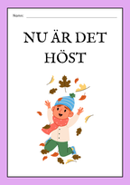 Nu är det höst - Häfte