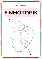 Spåra linjerna - Finmotorik