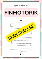 Spåra linjerna - Finmotorik