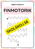 Spåra linjerna - Finmotorik