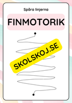 Spåra linjerna - Finmotorik