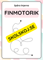 Spåra linjerna - Finmotorik