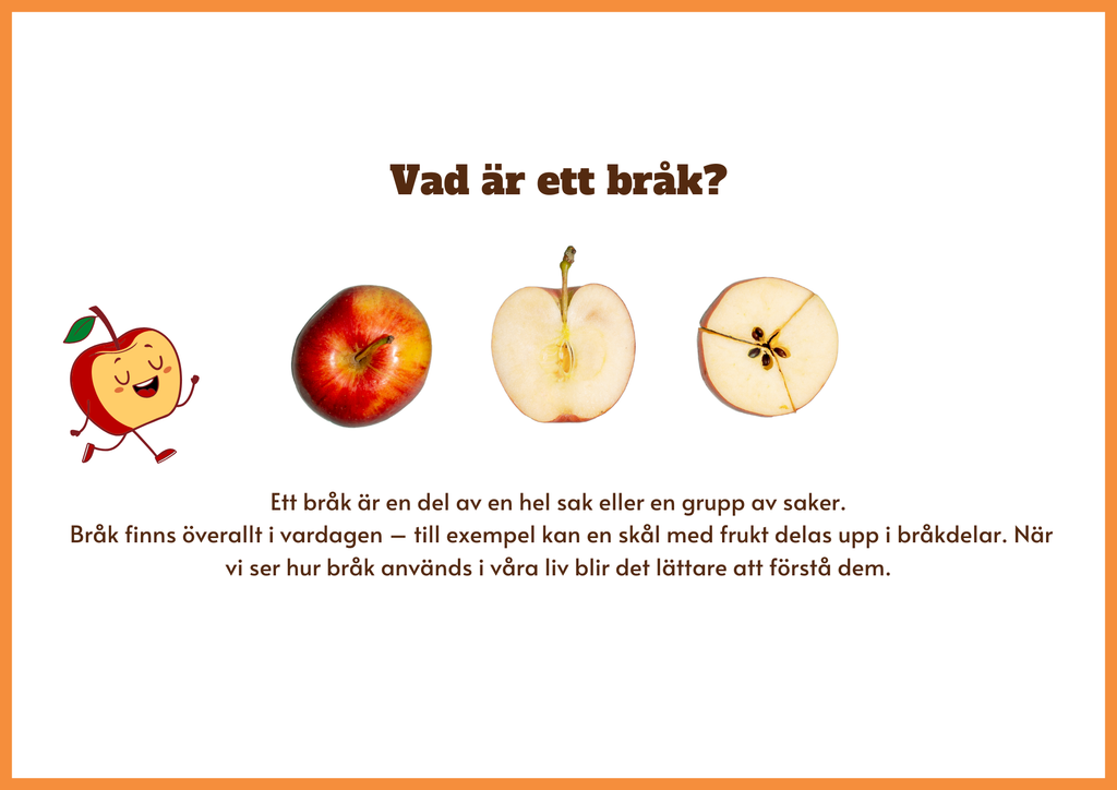 Vad är ett bråk - Häfte