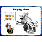 Färglägg bilderna - Häfte