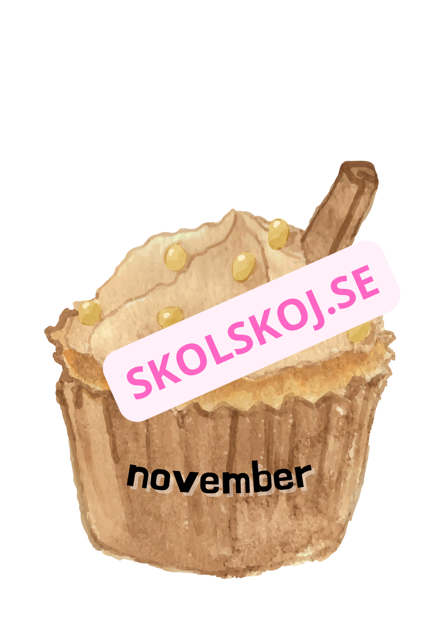 Födelsedagsmuffins - Redigerbara - Powerpoint