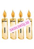 Födelsedagsmuffins - Redigerbara - Powerpoint