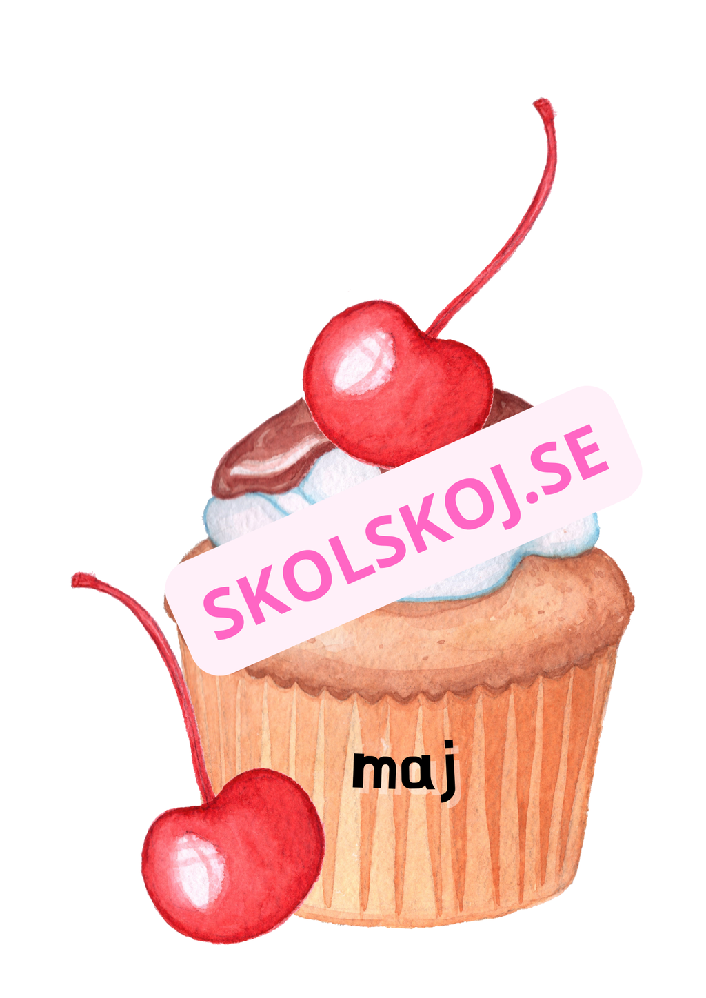 Födelsedagsmuffins - Redigerbara - Powerpoint