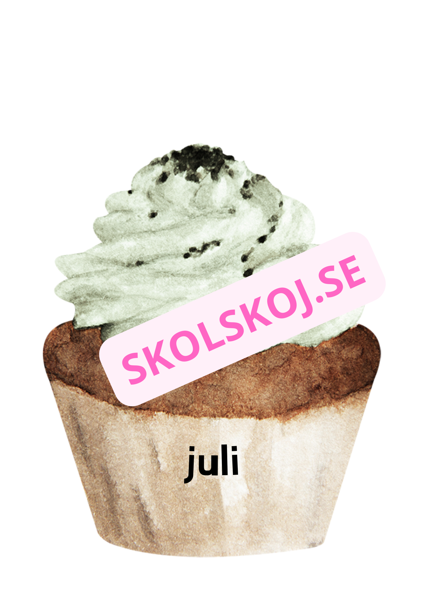 Födelsedagsmuffins - Redigerbara - Powerpoint