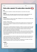 Flyta eller sjunka - Vi undersöker densitet - Experiment