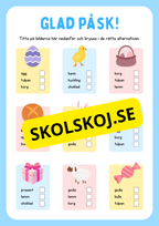 Glad påsk - Häfte - Blandade uppgifter