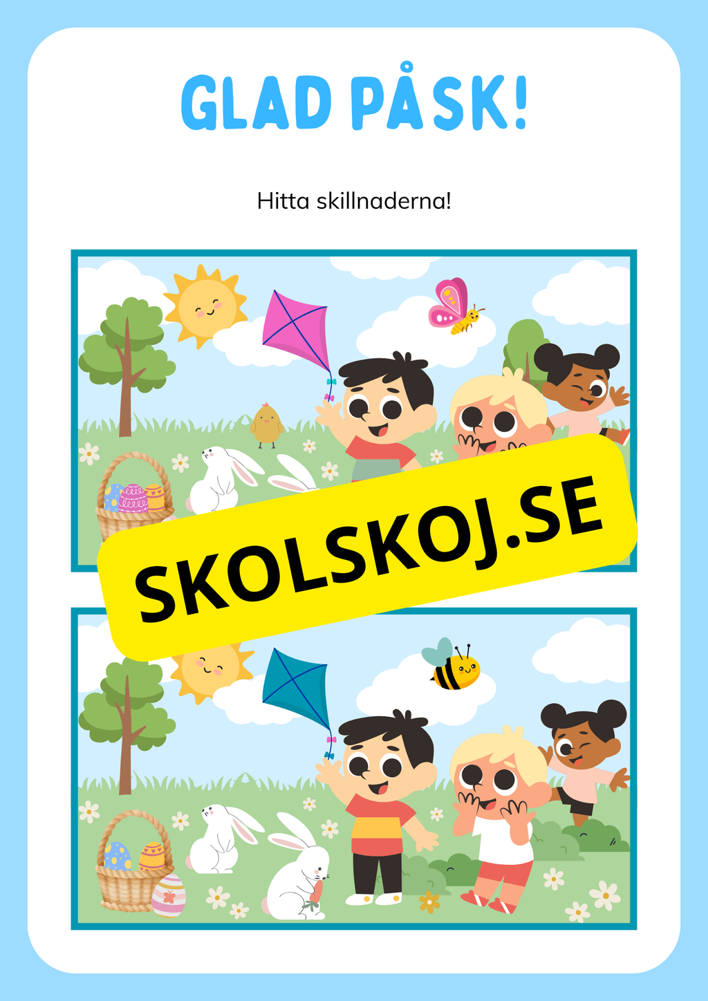 Glad påsk - Häfte - Blandade uppgifter