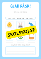 Glad påsk - Häfte - Blandade uppgifter