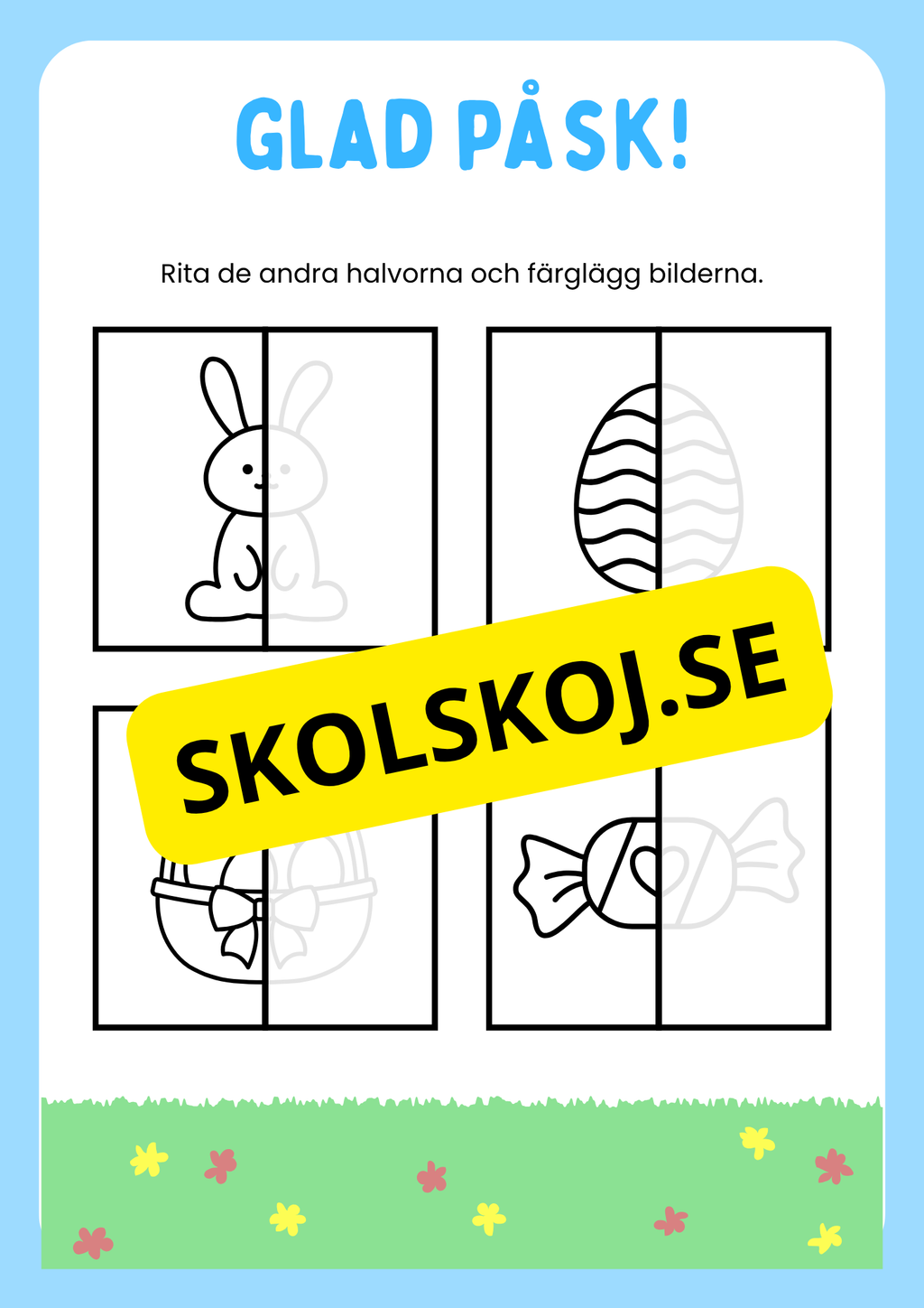 Glad påsk - Häfte - Blandade uppgifter