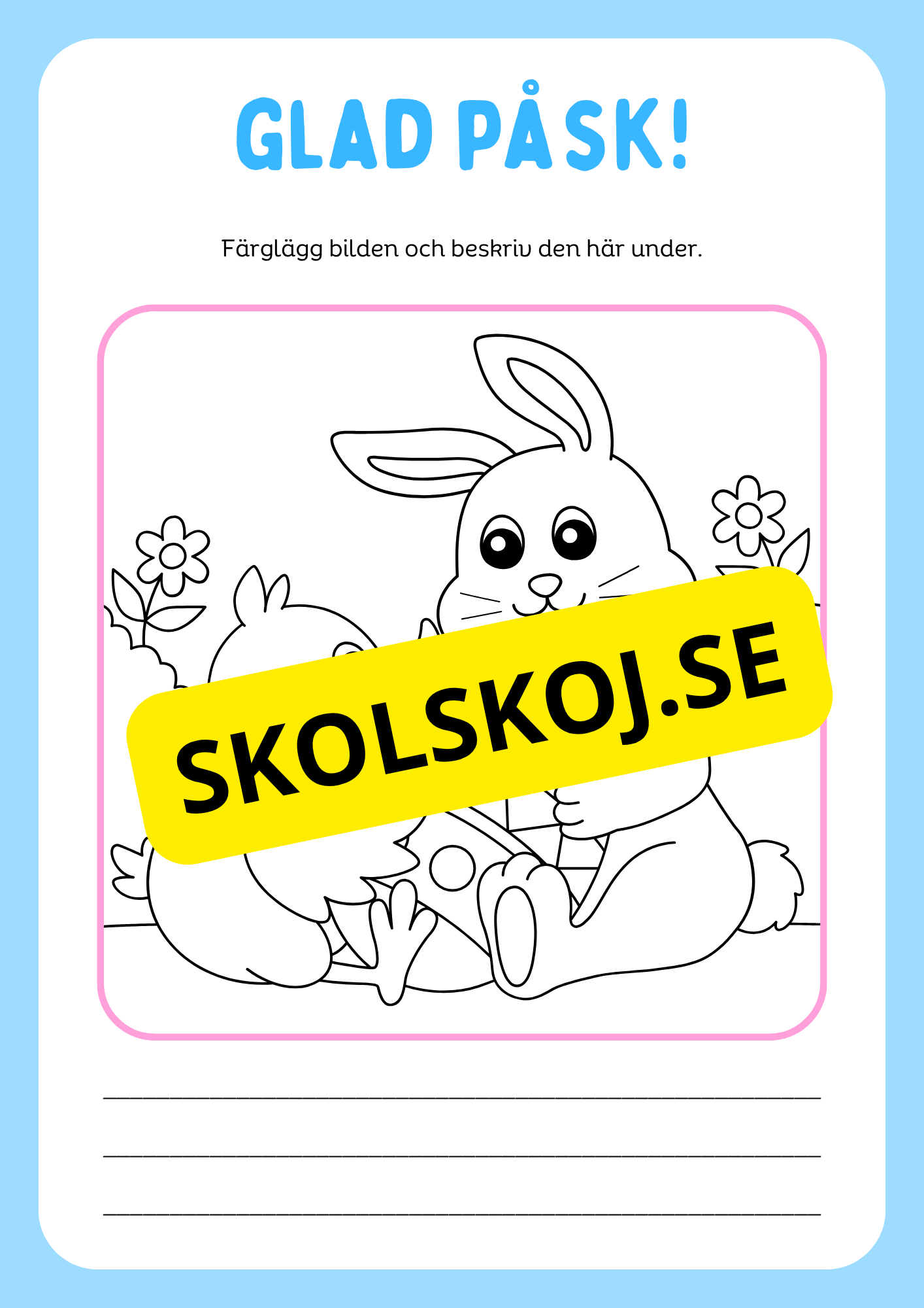 Glad påsk - Häfte - Blandade uppgifter