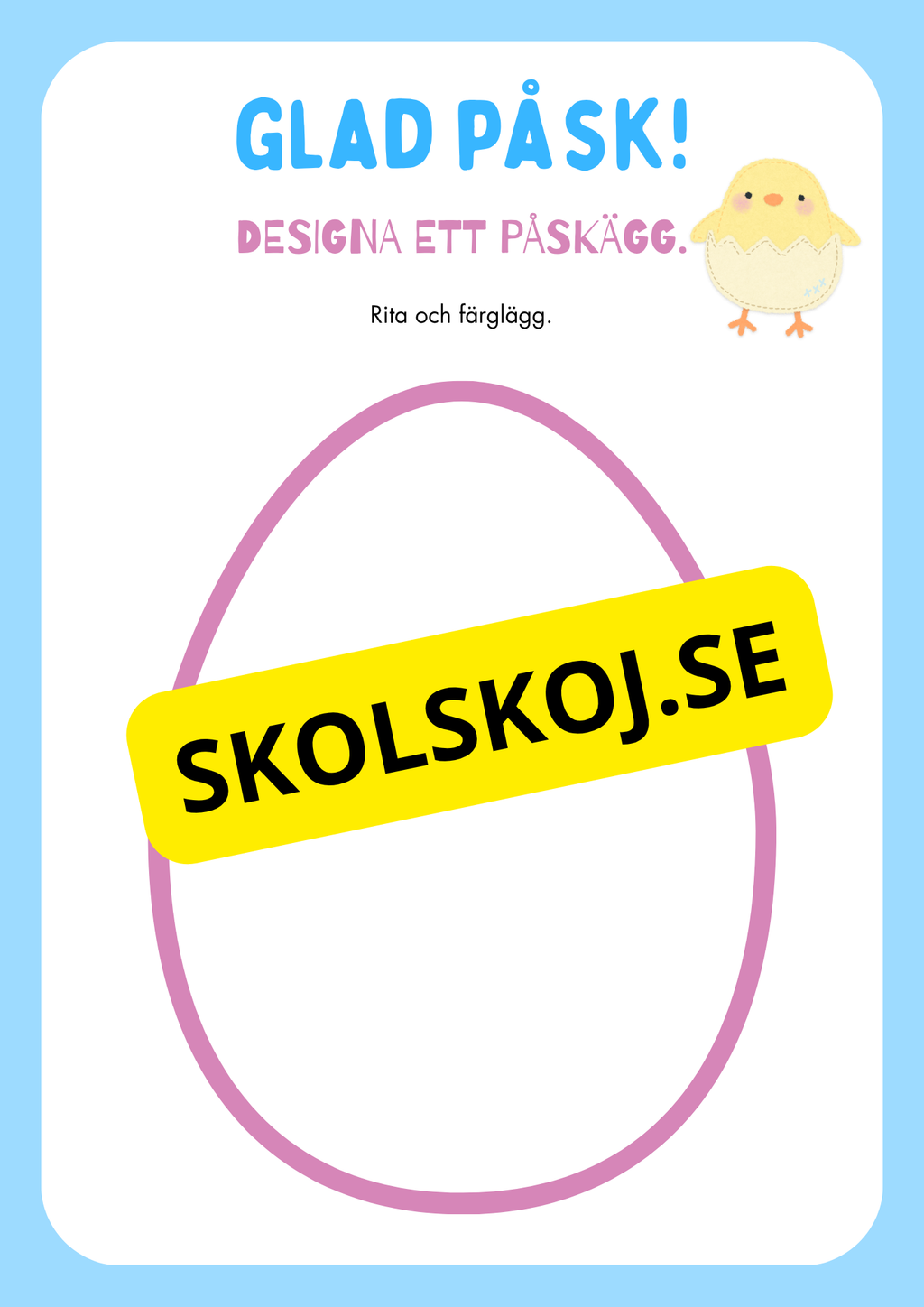 Glad påsk - Häfte - Blandade uppgifter