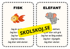 Läsförståelse - Flashkort